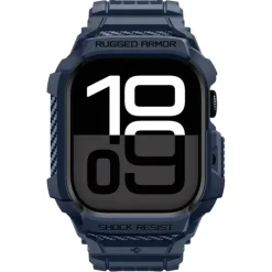 ETUI SPIGEN APPLE WATCH 10 / 11 (42 MM) RUGGED ARMOR ”PRO” V2 NAVY BLUE