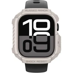 ETUI SPIGEN APPLE WATCH 10 / 11 (42 MM) RUGGED ARMOR V2 DUNE BEIGE