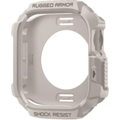 ETUI SPIGEN APPLE WATCH 10 / 11 (42 MM) RUGGED ARMOR V2 DUNE BEIGE