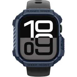 ETUI SPIGEN APPLE WATCH 10 / 11 (42 MM) RUGGED ARMOR V2 NAVY BLUE