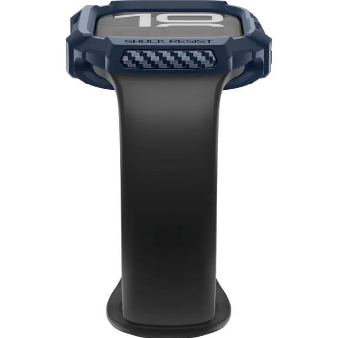 ETUI SPIGEN APPLE WATCH 10 / 11 (42 MM) RUGGED ARMOR V2 NAVY BLUE