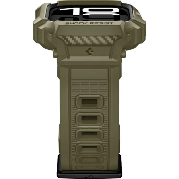 ETUI SPIGEN APPLE WATCH 10 / 11 (46 MM) RUGGED ARMOR ”PRO” V2 VINTAGE KHAKI