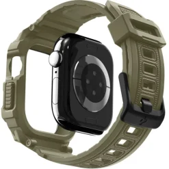 ETUI SPIGEN APPLE WATCH 10 / 11 (46 MM) RUGGED ARMOR ”PRO” V2 VINTAGE KHAKI