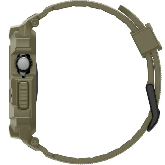 ETUI SPIGEN APPLE WATCH 10 / 11 (46 MM) RUGGED ARMOR ”PRO” V2 VINTAGE KHAKI