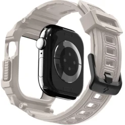 ETUI SPIGEN APPLE WATCH 10 / 11 (46 MM) RUGGED ARMOR ”PRO” V2 DUNE BEIGE
