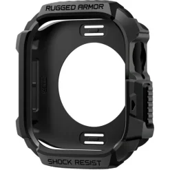 ETUI SPIGEN APPLE WATCH 11 46MM RUGGED ARMOR 2 MATTE BLACK