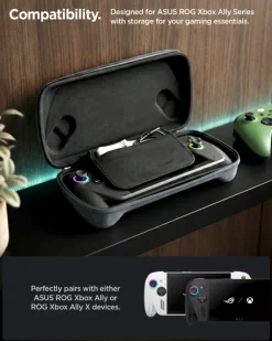 ETUI SPIGEN ASUS ROG XBOK ALLY/ ALLY X KLASDEN POUCH CHARCOAL GRAY