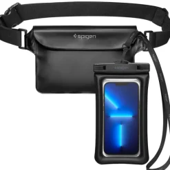 Etui Spigen A621 Universal Waterproof Case & Waist Bag Black