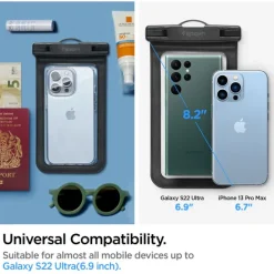 Etui Spigen A601 Universal Waterproof Case Black