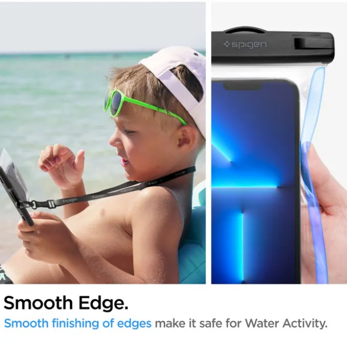 Etui Spigen A601 Universal Waterproof Case Crystal Clear