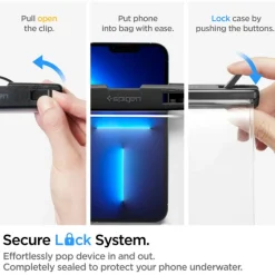 Etui Spigen A601 Universal Waterproof Case Crystal Clear