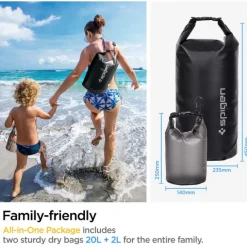 Etui Spigen A630 Universal Waterproof Bag Black