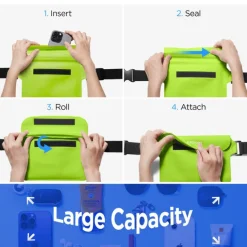 Etui Spigen A620 Universal Waterproof Waist Bag 2-pack Cactus Green Case