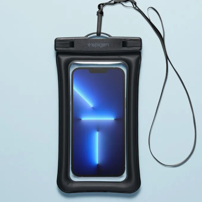 Etui Spigen A610 Universal Waterproof Float Case Black