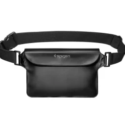 Etui Spigen A620 Uniwersalna Saszetka Wodoodporna Torebka Nerka Na Biodra Waterproof Waist Bag Black