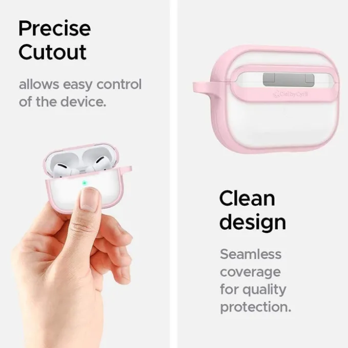 Etui SPIGEN Ciel Color Brick Apple Airpods Pro Baby Pink Różowe Case
