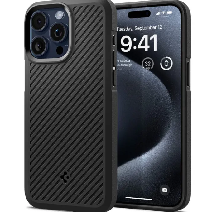 Etui Spigen Core Armor iPhone 15 Pro Matte Black Case