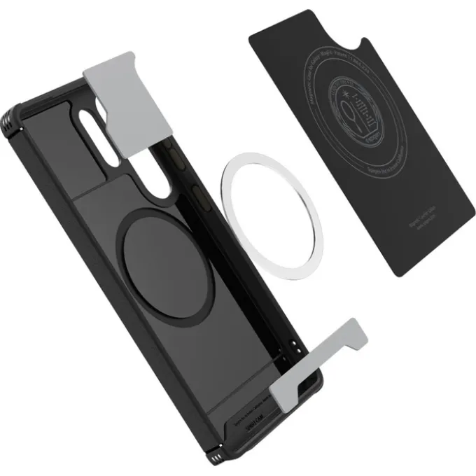 ETUI SPIGEN CORE ARMOR MAG MAGSAFE SAMSUNG GALAXY S25 ULTRA MATTE BLACK