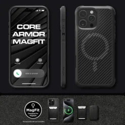 ETUI SPIGEN CORE ARMOR MAG MAGSAFE IPHONE 16 PRO MAX MATTE BLACK