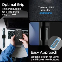 ETUI SPIGEN CORE ARMOR MAG MAGSAFE IPHONE 16 PRO MAX MATTE BLACK