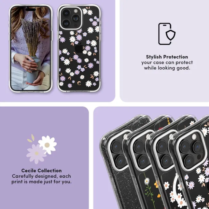 Etui Spigen Cyrill Cecile iPhone 15 Pro Dream Daisy Case