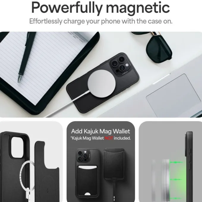 ETUI SPIGEN CYRILL KAJUK CLASSIC CHARM MAG MAGSAFE IPHONE 16 PRO MAX BLACK