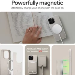 ETUI SPIGEN CYRILL KAJUK MAG MAGSAFE IPHONE 16 PRO CREAM