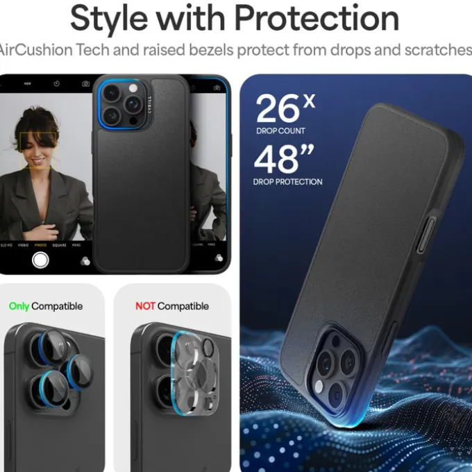 ETUI SPIGEN CYRILL KAJUK MAG MAGSAFE IPHONE 16 PRO BLACK