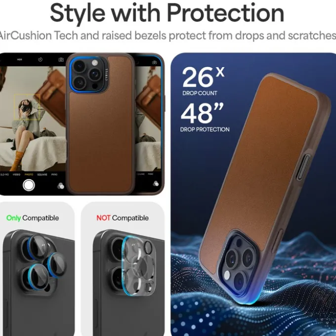 ETUI SPIGEN CYRILL KAJUK MAG MAGSAFE IPHONE 16 PRO MAX SADDLE BROWN