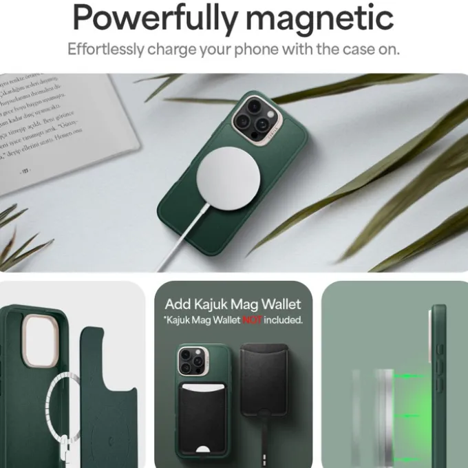 ETUI SPIGEN CYRILL KAJUK MAG MAGSAFE IPHONE 16 PRO MAX FOREST GREEN