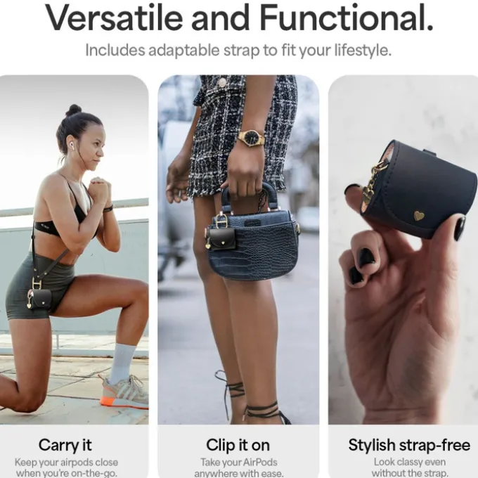 ETUI SPIGEN CYRILL MINI BAG APPLE AIRPODS 4 BLACK