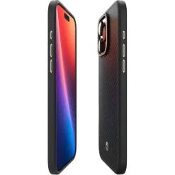 ETUI SPIGEN ENZO ARAMID MAG MAGSAFE IPHONE 16 PRO MAX BLACK/NATURAL