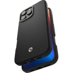 ETUI SPIGEN EZNO ARAMID MAG MAGSAFE IPHONE 16 PRO CZARNE