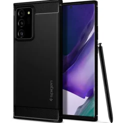 Etui SPIGEN Galaxy Note 20 Ultra Rugged Armor Matte Black Czarne Case