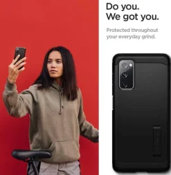 Etui SPIGEN Galaxy S20 FE Tough Armor Black Czarne Case