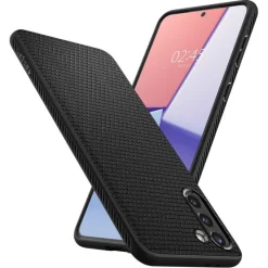 ETUI SPIGEN Galaxy S21 Liquid Air Matte Black Czarne Case
