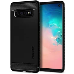 Etui SPIGEN Galaxy S10 Rugged Armor Samsung Czarne Case Samsung