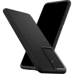 Etui SPIGEN Galaxy S21 Ultra Liquid Air Matte Black Czarne Case