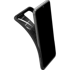 Etui SPIGEN Galaxy S21 Ultra Liquid Air Matte Black Czarne Case