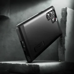 ETUI SPIGEN Galaxy S22 Ultra Tough Armor Black Czarne Case