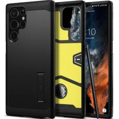 ETUI SPIGEN Galaxy S22 Ultra Tough Armor Black Czarne Case