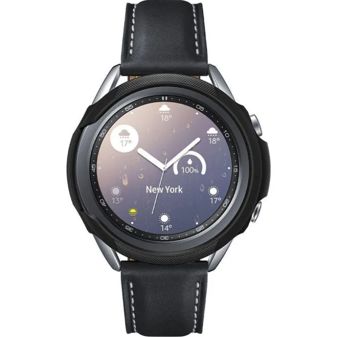 Etui SPIGEN Galaxy Watch 3 41mm Liquid Air Black Czarne