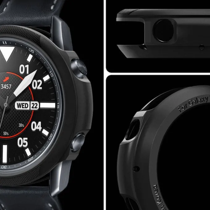 Etui SPIGEN Galaxy Watch 3 41mm Liquid Air Black Czarne