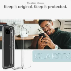 ETUI SPIGEN GOOGLE PIXEL 9A ULTRA HYBRID CRYSTAL CLEAR