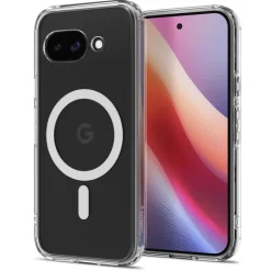 ETUI SPIGEN GOOGLE PIXEL 9A ULTRA HYBRID MAG MAGSAFE CLEAR/WHITE