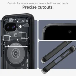 ETUI SPIGEN GOOGLE PIXEL 9A ULTRA HYBRID MAG MAGSAFE ZERO ONE BLACK