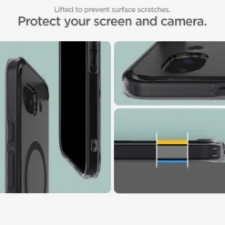ETUI SPIGEN GOOGLE PIXEL 9A ULTRA HYBRID MAG MAGSAFE FROST BLACK