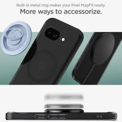 ETUI SPIGEN GOOGLE PIXEL 9A ULTRA HYBRID MAG MAGSAFE FROST BLACK