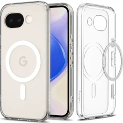 ETUI SPIGEN GOOGLE PIXEL 10A ULTRA HYBRID MAG MAGSAFE CLEAR/WHITE