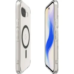 ETUI SPIGEN GOOGLE PIXEL 10A ULTRA HYBRID MAG MAGSAFE CLEAR GRAPHITE
